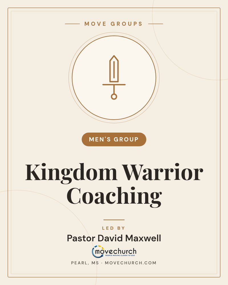 Kingdom Warrior Coaching - Men's Group, led by Pastor David Maxwell
